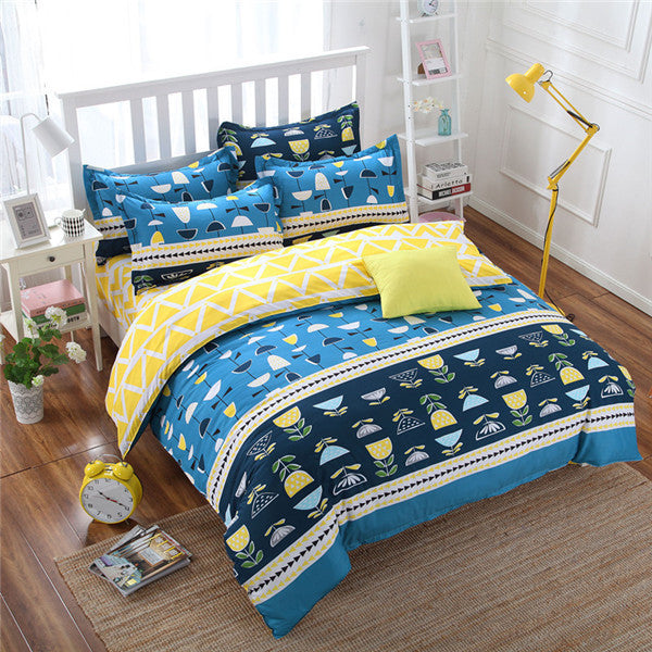 style fashion style queen/full/twin size bed linen set bedding set bedclothes duvet cover bed sheet pillowcases