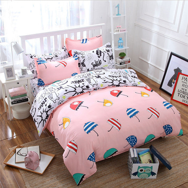 style fashion style queen/full/twin size bed linen set bedding set bedclothes duvet cover bed sheet pillowcases