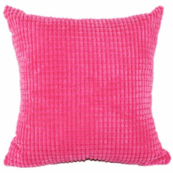 Square Velvet Throw Cushion Home Bed Decor Multi-Colors