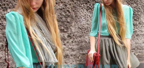 Style Womens Skirts Retro High Waist Pleated Double Layers Chiffon Short Pompon Mini Skirt