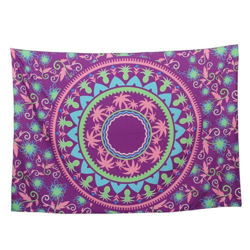 Tapestry Wall Hanging Hippie Printed Bedspread Ethnic Beach Throw Towel Mat Art Home Decor 210*148cm