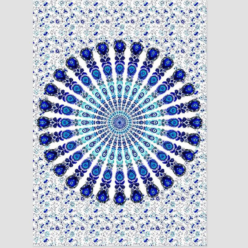 Tapestry Wall Hanging Hippie Printed Bedspread Ethnic Beach Throw Towel Mat Art Home Decor 210*148cm