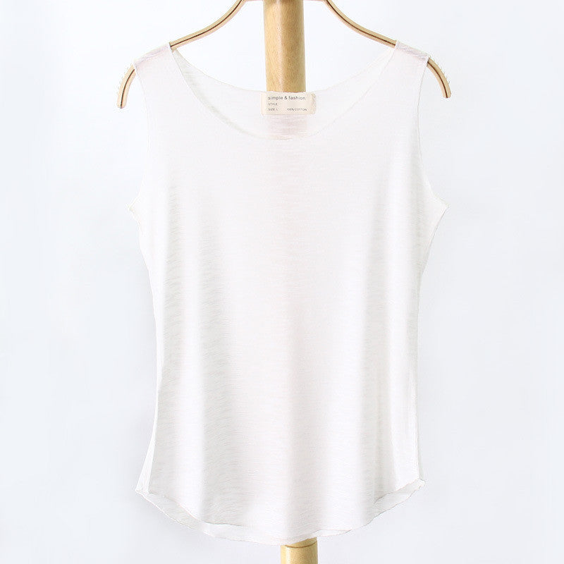 Online discount shop Australia - Fashion Women New Sleeveless Shirt Ladies Singlets Bamboo Cotton Casual Tops Vest 10 Colors