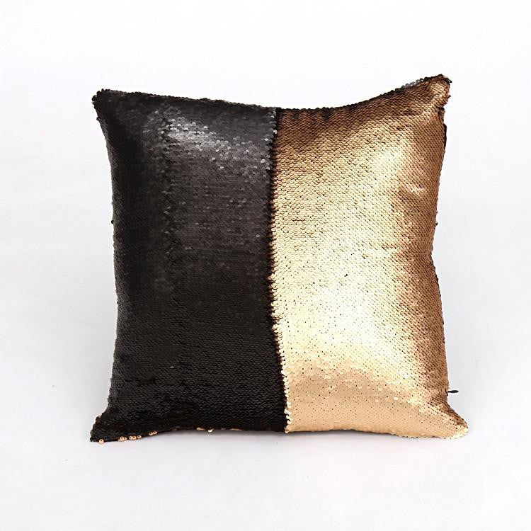 two tone sequins throw pillows and covers continental mermaid decorative pillow cushion case sofa car DIY case