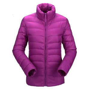 women ultra light down jacket duck down jackets women slim thin long sleeve parka zipper coats pockets solid