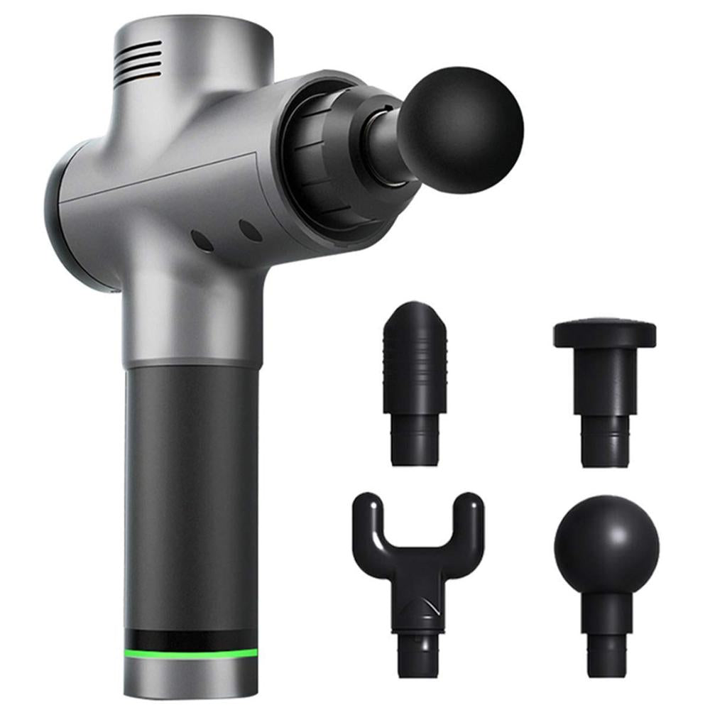 Muscle Massage Gun Sport Therapy Massager Body Relaxation Pain Relief Slimming Shaping Massager 4 Heads With Bag-Dollar Bargains Online Shopping Australia