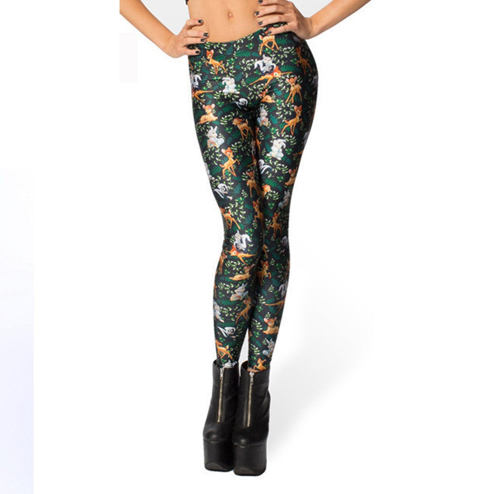 Online discount shop Australia - 3D Print Women Leggings Geometric Knitted Fashion Skinny Leggins Size Legging Pants