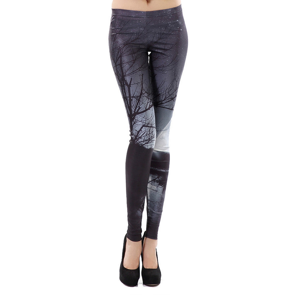 Online discount shop Australia - 3D Print Women Leggings Geometric Knitted Fashion Skinny Leggins Size Legging Pants