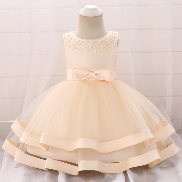 Toddler Baby Girl Summer Dress Infant Princess Dress 1 Year Birthday Baby Girls Party Dress Newborn Baby Girl Dress