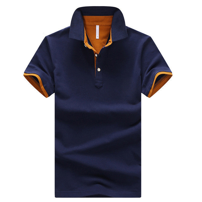Online discount shop Australia - Mens Polo Shirts solid male breathable shirts 95%cotton slim Short Sleeve polos camisa polo homme plus size 3XL 4XL