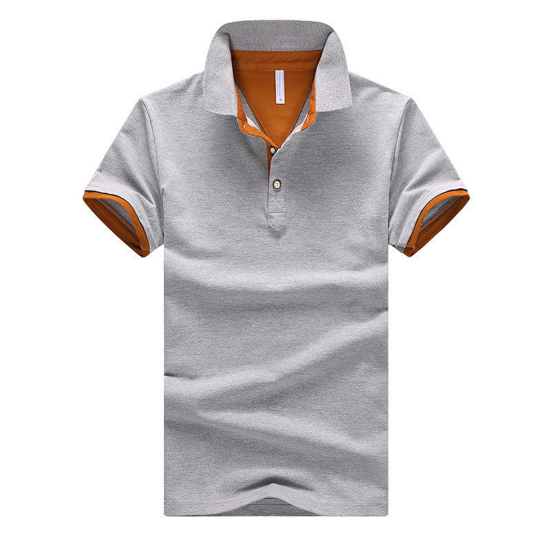 Online discount shop Australia - Mens Polo Shirts solid male breathable shirts 95%cotton slim Short Sleeve polos camisa polo homme plus size 3XL 4XL