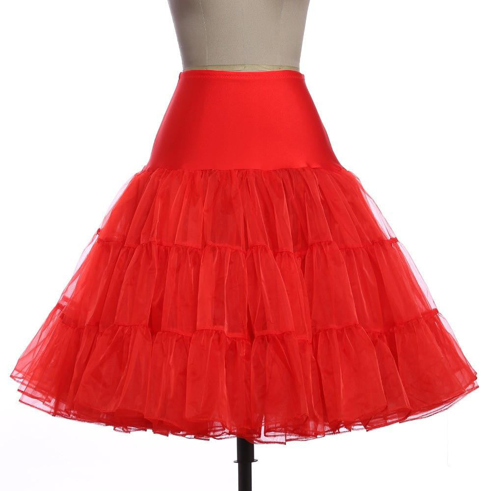 Tutu Skirt Silps swing Rockabilly Petticoat Underskirt Crinoline fluffy pettiskirt for Wedding Bridal Retro Vintage Women Gown