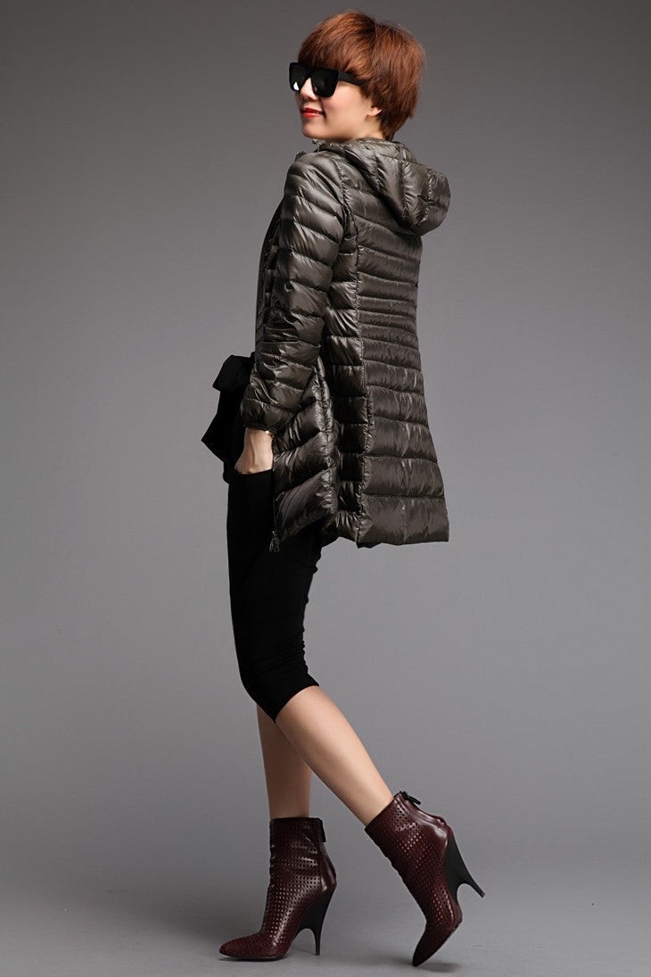 Women Coat Jacket Women 90% Duck Down Outwear Lady Parka Ultra-light Long Elegant Outwear Fashion Down Parka