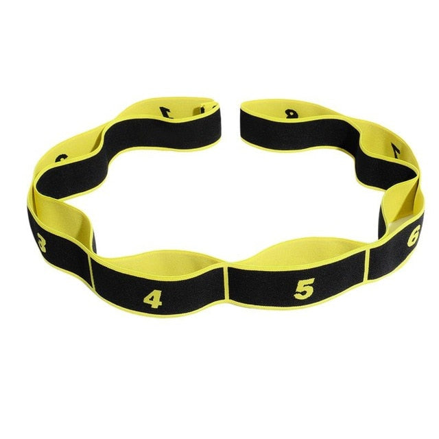 Yoga Pull Strap Belt Polyester Latex Elastic Latin Dance Stretching Band Loop Yoga Pilates GYM Fitness Exercise Resistance Bands-Dollar Bargains Online Shopping Australia