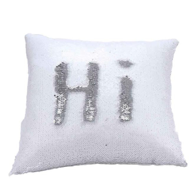 Online discount shop Australia - Household DIY Two Tone Glitter Sequins Throw Pillows Decorative Pillow Covers Sofa Bed