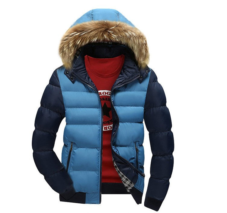 Online discount shop Australia - New Arrival Men Jacket Warm cotton coat mens casual hooded jackets Handsome Outwear thicking Parka Plus size XXXL Coats