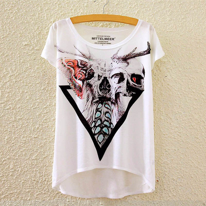 Online discount shop Australia - Cotton t Shirt Women Short Sleeve kawaii tshirt o-neck harajuku loose Magic llicorne Unicorn