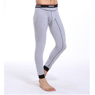 Online discount shop Australia - Mens Fleece Thermal Underwear New Warm Cotton Sexy Thermo Underwear Man Long John Underpants M-XXL