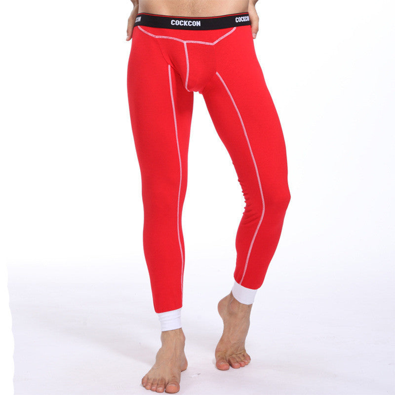 Online discount shop Australia - Mens Fleece Thermal Underwear New Warm Cotton Sexy Thermo Underwear Man Long John Underpants M-XXL