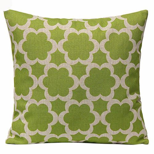 Vintage Geometric Flower Cotton Linen Throw Pillow Case Cushion Cover Home A6UL