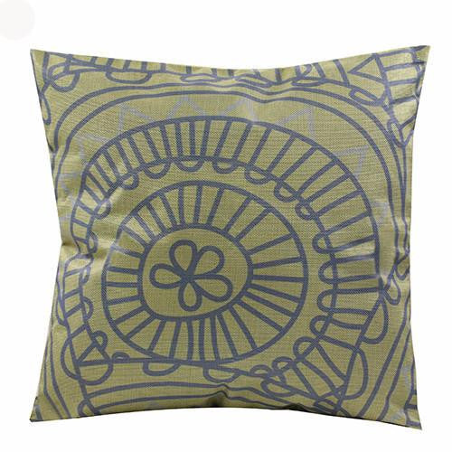Vintage Geometric Flower Cotton Linen Throw Pillow Case Cushion Cover Home A6UL