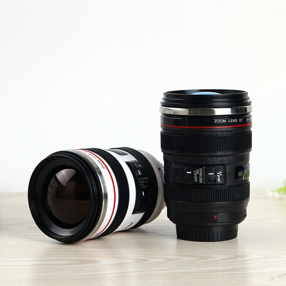 Online discount shop Australia - Camera Lens Shape Cup Coffee Tea Travel Mug Stainless Steel Vacuum Flasks worldwide store