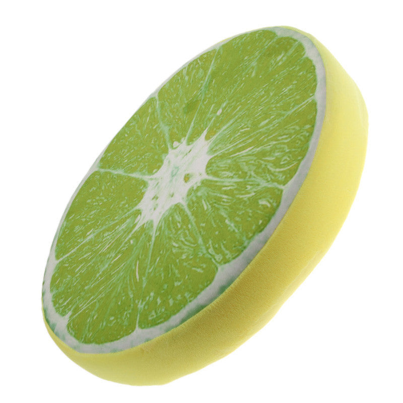 Online discount shop Australia - 3D Print Fruit Office Chair Back Cushion Sofa Throw 38cm / 30cm Diameter PP Cotton Sofa Cushions
