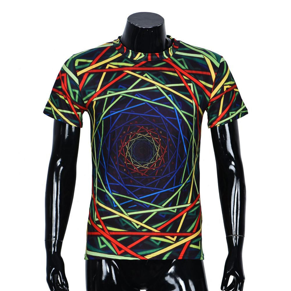 T-Shirts 3D Creative Men Clothing Short Sleeves Mens Printed Tees Print Casual Tshirt Plus Size O Neck Hip Hop