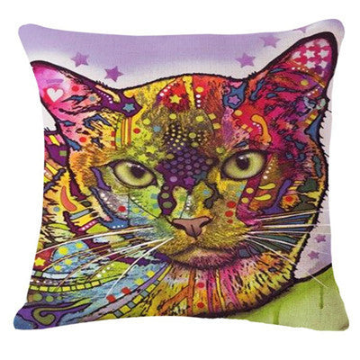 Online discount shop Australia - Fashion New Cushion Cat Print pillow Bed Sofa Home Decorative