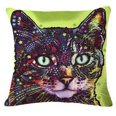 Online discount shop Australia - Fashion New Cushion Cat Print pillow Bed Sofa Home Decorative