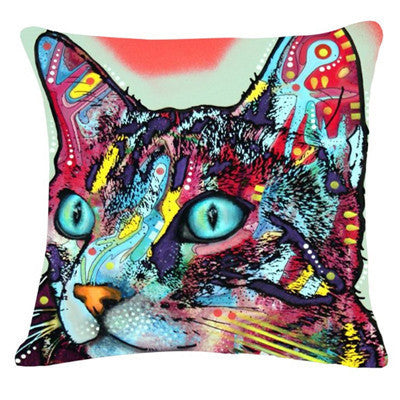 Online discount shop Australia - Fashion New Cushion Cat Print pillow Bed Sofa Home Decorative