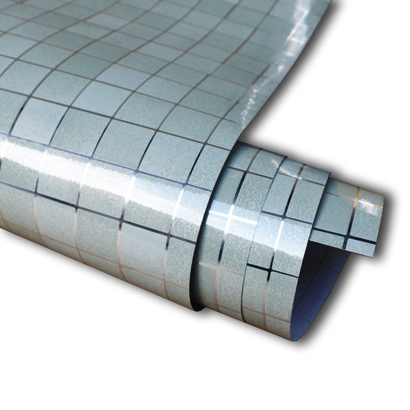 Online discount shop Australia - 5Meter PVC Wall Sticker Bathroom Waterproof Self adhesive Wallpaper Kitchen Mosaic Tile Stickers For Walls Decal Home Decoration