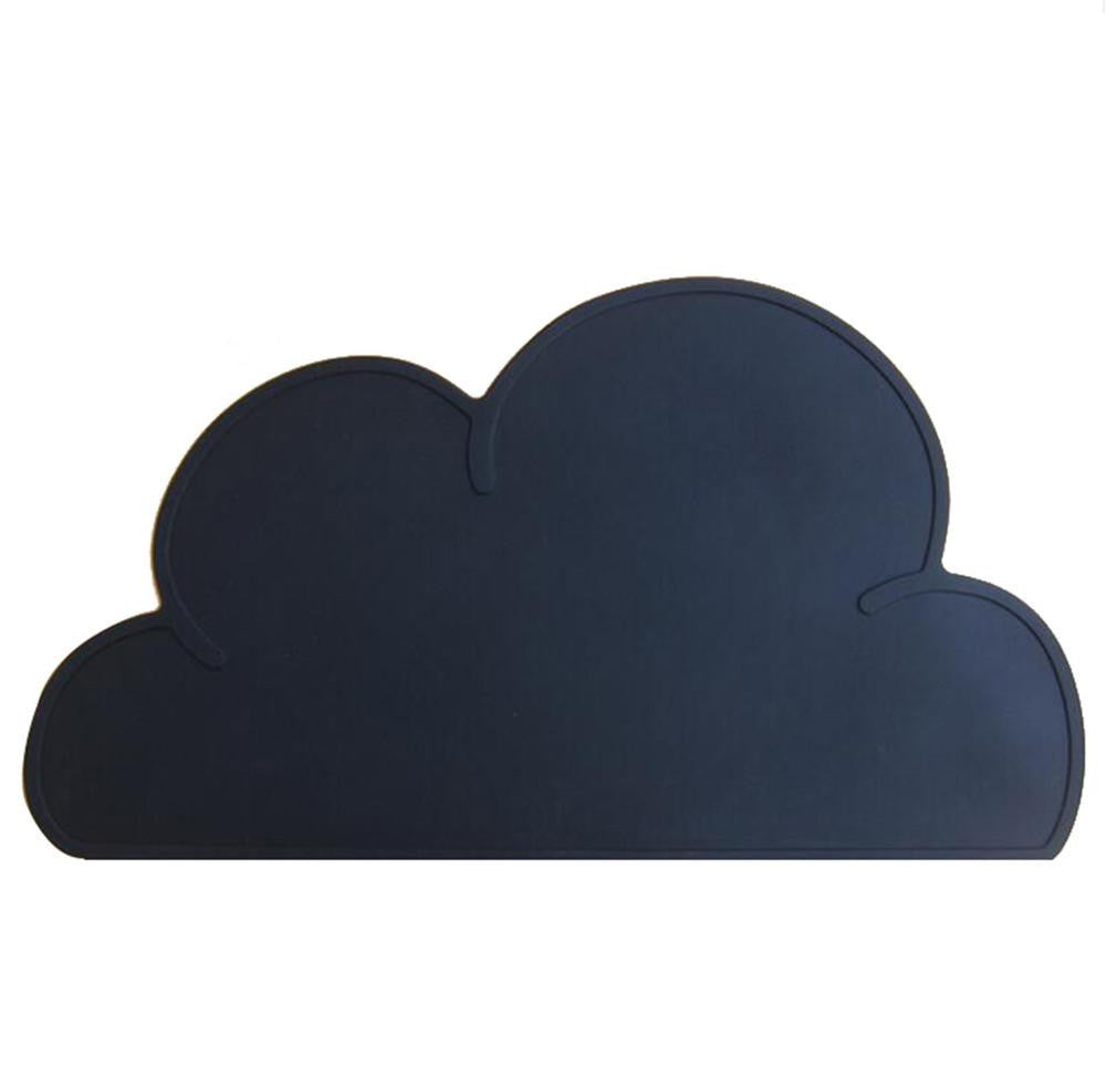 Online discount shop Australia - Kuke 47x27cm FDA Silicone Placemat Bar Mat Baby Kids Cloud Shaped Plate Mat Table Mat Set Home Kitchen Pads,BPA Free