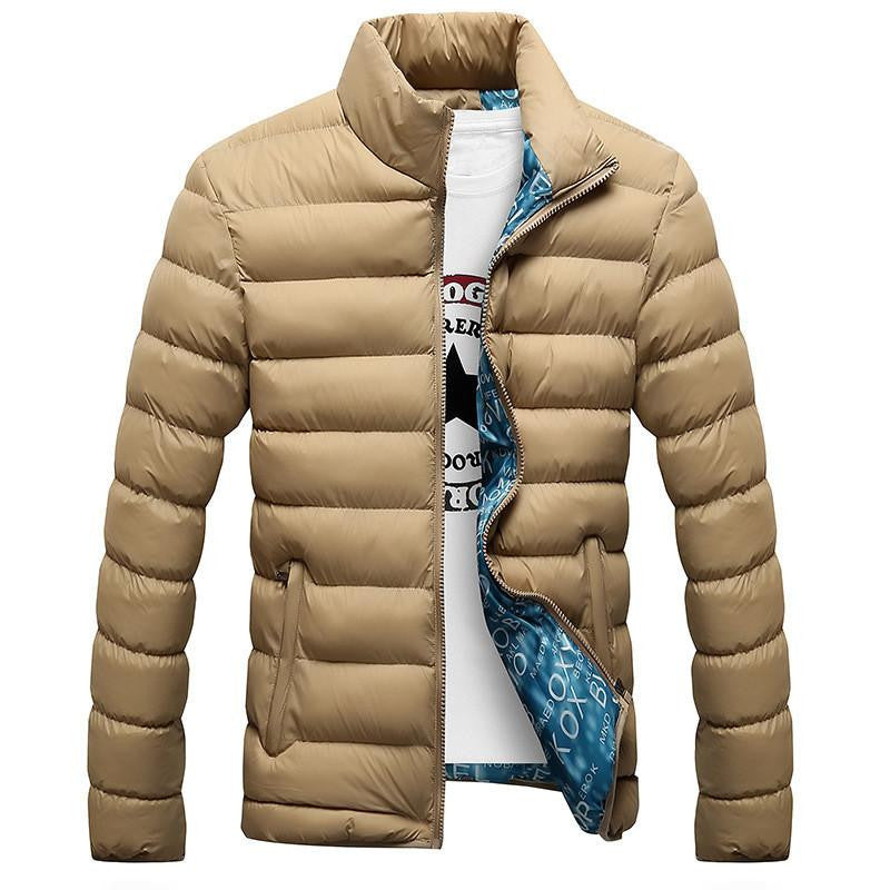 Thick Jacket Men Duck Down Coat Man Parka Overcoat Stand Collar mens Jackets and Coats