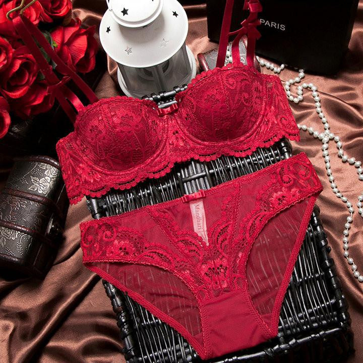 Online discount shop Australia - 32-38 ABCD New arrival sexy lace brassiere briefs set sexy woman girl bra set lace intimates woman underwear set