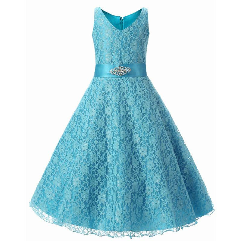 Tulle Tutu Flower Girls Dresses Princess Toddler Baby Kids Clothes Teenager Girl Dress 6 7 8 9 10 Years Birthday Clothing