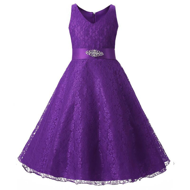 Tulle Tutu Flower Girls Dresses Princess Toddler Baby Kids Clothes Teenager Girl Dress 6 7 8 9 10 Years Birthday Clothing