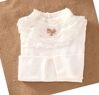 Online discount shop Australia - 3-12T Kids Girl Sweater Fashion Lace Sweater Children Cotton Cardigan Baby Outerwear Girls Knitwear Clothes