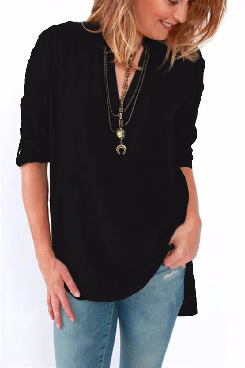 Women Crop Top Tee Shirt Clothes Women Plus Size Clothing shirt Vintage Long Sleeve S-3XL LJ5189U
