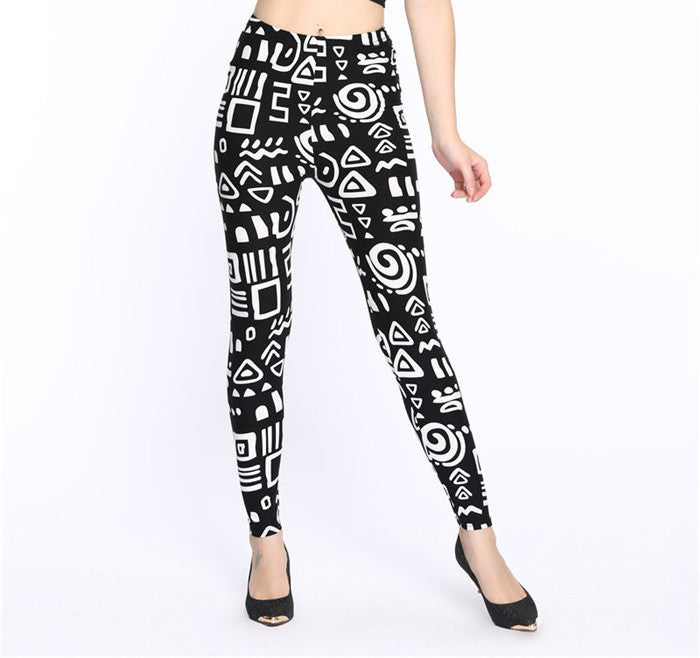 Online discount shop Australia - Lip Dot Cartoon Leggings Women With Print leggings soft hot thickness spandex /Cotton Pants Legging stretch female leggins