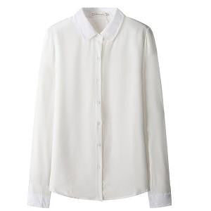 Women Shirt Chiffon shirts Tops Elegant Office Blouse 5 Colors office lady Wear tops Plus Size XXL