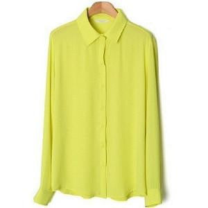 Women Shirt Chiffon shirts Tops Elegant Office Blouse 5 Colors office lady Wear tops Plus Size XXL