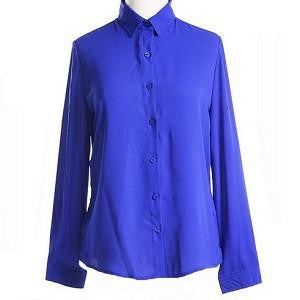 Women Shirt Chiffon shirts Tops Elegant Office Blouse 5 Colors office lady Wear tops Plus Size XXL