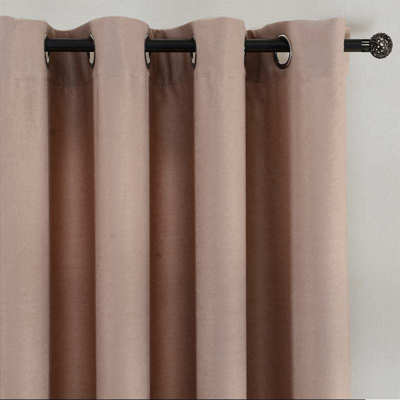 Top Finel Modern Solid Velvet Curtains for Living Room Bedroom Luxury Curtains Thick Thermal Night Curtain