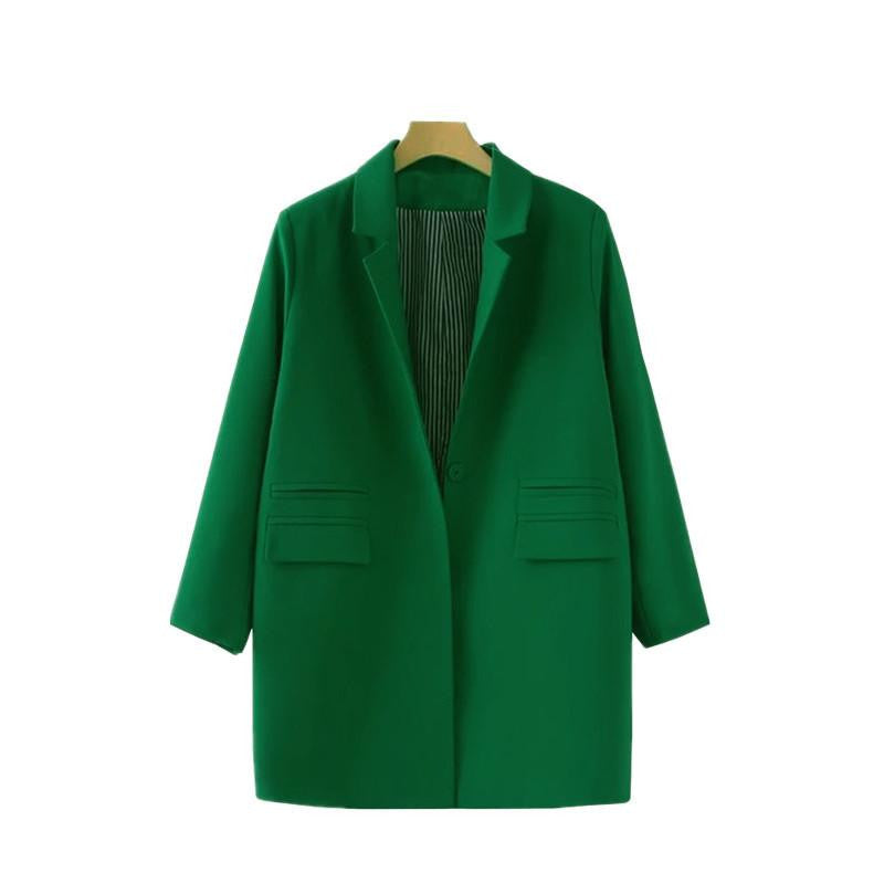 Online discount shop Australia - Bella Philosophy Women new  long button double pockets long sleeve blazer jacket coat S-XXXL plus size