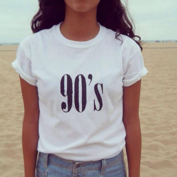 women 90's t shirt spandex Cotton O-Neck Tees Shirts for Man t-shirt Funny Custom t-shirt