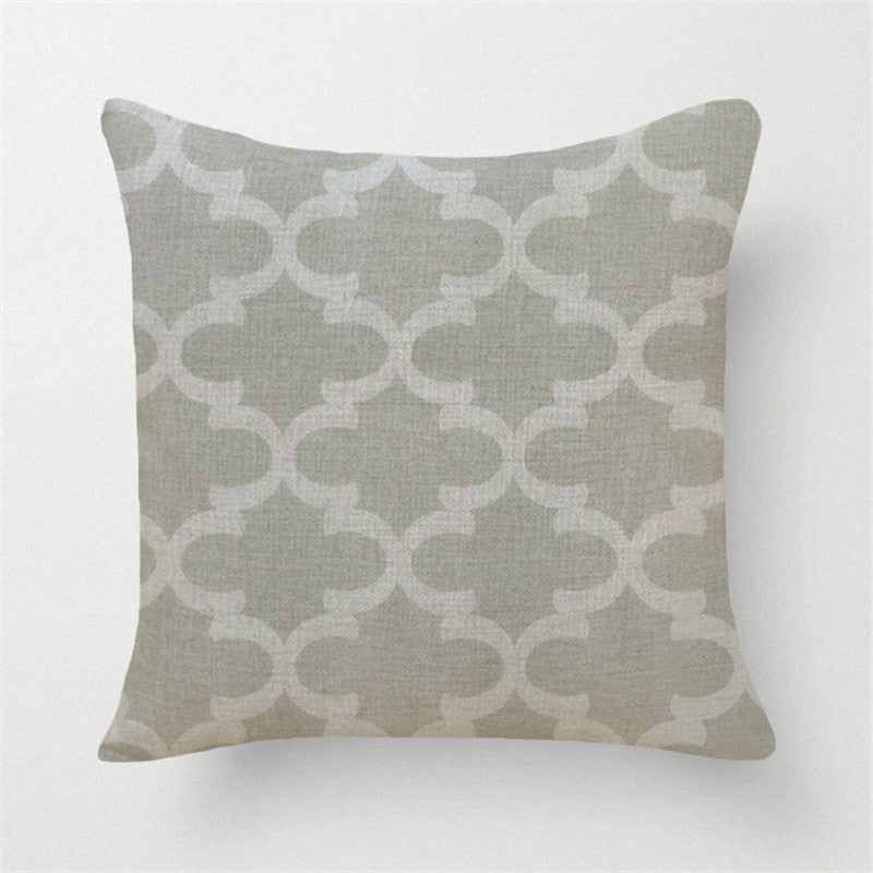 Online discount shop Australia - High Quality Home Decorative Pillow New Arrival Quatrefoil Printed Style Throw Pillows Car Home Decor Cushion