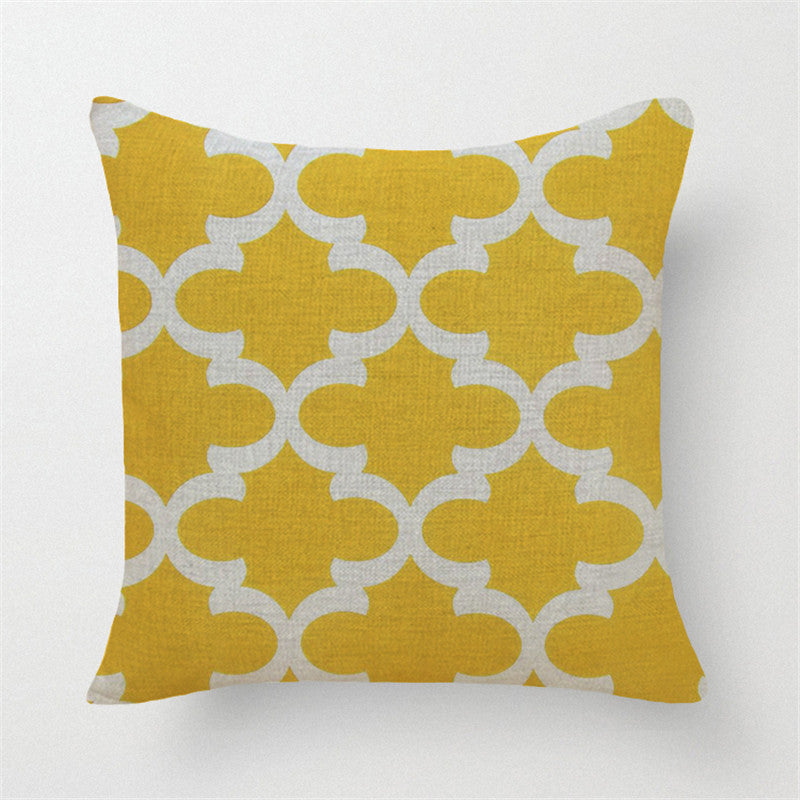Online discount shop Australia - High Quality Home Decorative Pillow New Arrival Quatrefoil Printed Style Throw Pillows Car Home Decor Cushion