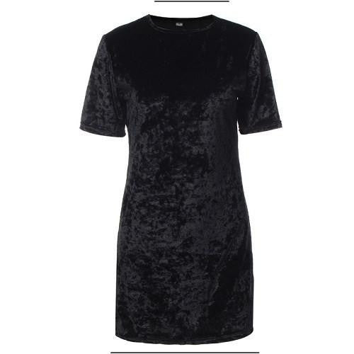 velvet dress women short sleeve warm spring autumn dress fashion women casual dress