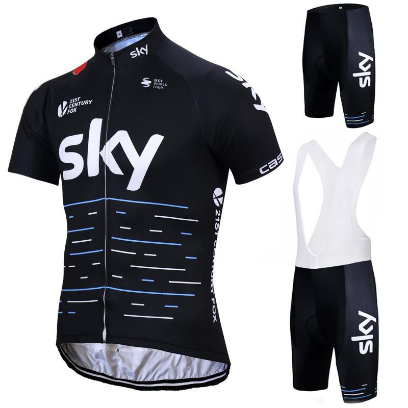 Team sky Pro Cycling Jersey set Cycling clothing Breathable Mountain Bike Clothes Quick Dry Bicycle Sportswear Cycling Set